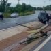 Vídeo: motorista perde controle do carro e capota na AM-070