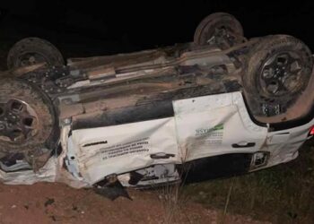 Polícia prende ‘vida loka’ que roubou e capotou carro da prefeitura de Manaquiri