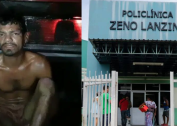 Homem invade policlínica de Manaus para furtar e tenta dar facadas no vigilante
