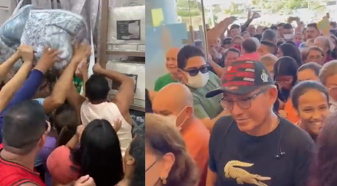 Até o tucupi: Inauguração da Havan em Manaus lota e tem disputa por produtos; vídeos