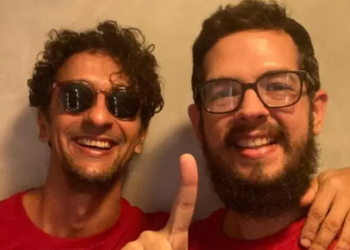 Irandhir Santos, o ‘José Lucas de Nada’, compartilha foto com o marido e se declara