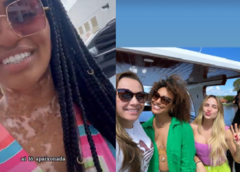 Famosos chegam em Parintins e ex-BBB Nat se derrete: ‘Tô apaixonada’