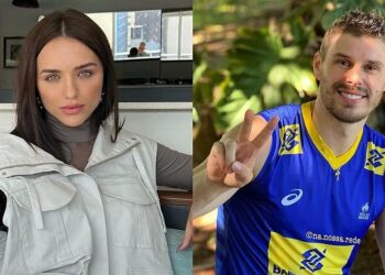 Foto e vídeo: Rafa Kalimann e Bruninho do vôlei são vistos no maior clima de romance