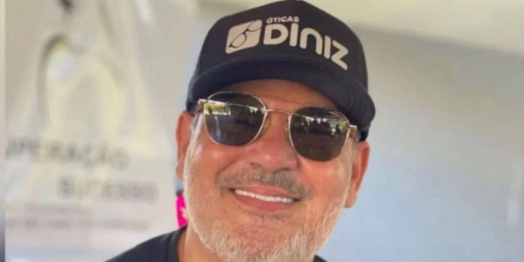 Dono da Óticas Diniz morre de infarto em casa, aos 53 anos