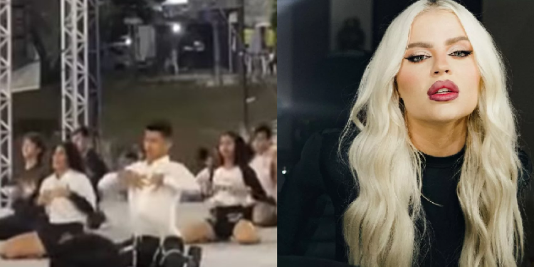 Quadrilha no CSU do P.10 dançando funk de Luísa Sonza irrita homem e cantora reage