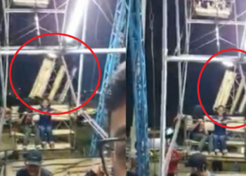 Vídeo: Cadeira de roda-gigante se desprende e homem cai de altura de 3 metros, na ZL