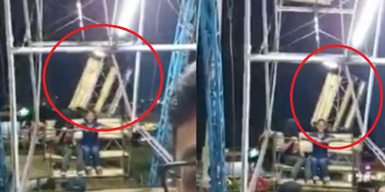 Vídeo: Cadeira de roda-gigante se desprende e homem cai de altura de 3 metros, na ZL