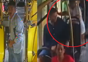 Vídeo: Assalto no 542 deixa passageiro apavorado e ele pula do ônibus em movimento