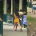 Vídeo: Mulher mete a mãozada em homem ao flagrar suposta traição em shopping