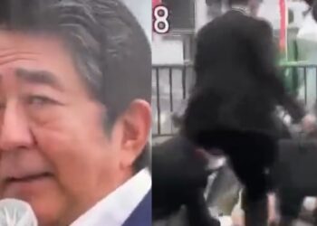 Veja o momento em que ex-premiê japonês é assassinado