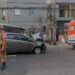 Grave acidente com carro de APP e micro-ônibus deixa 3 feridos no Centro de Manaus