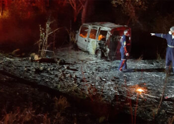 Acidente trágico mata sete adultos e um recém-nascido carbonizados