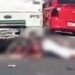 Motociclista morre ao bater entre caçamba em rua movimentada de Manaus
