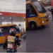 Vídeo: Passageiros e motociclistas dão pedradas em ‘Amarelinho’ após acidente