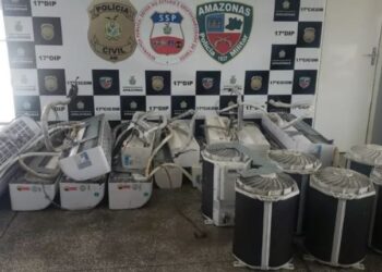 Diretora de escola municipal é presa com o marido por roubar aparelho de ar-condicionado