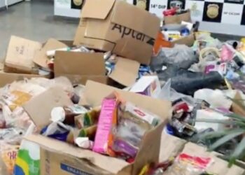 Grande quantidade de produtos estragados são apreendidos em mercadinho na Zona Leste