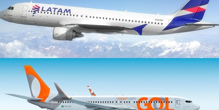 Piloto da Gol arremete e evita tragédia com avião da Latam no aeroporto