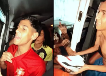 Vídeo: Luva de Pedreiro doa o próprio tênis e camisa para fãs no Rio de Janeiro: ‘Receba!’