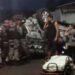 Cinco pessoas ficam feridas após viatura da Rocam bater em carro durante perseguição