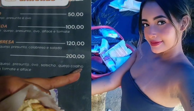 X-Tudo de R$ 200? Coca-cola de R$ 50? Mulher viraliza ao mostrar vida no garimpo; veja