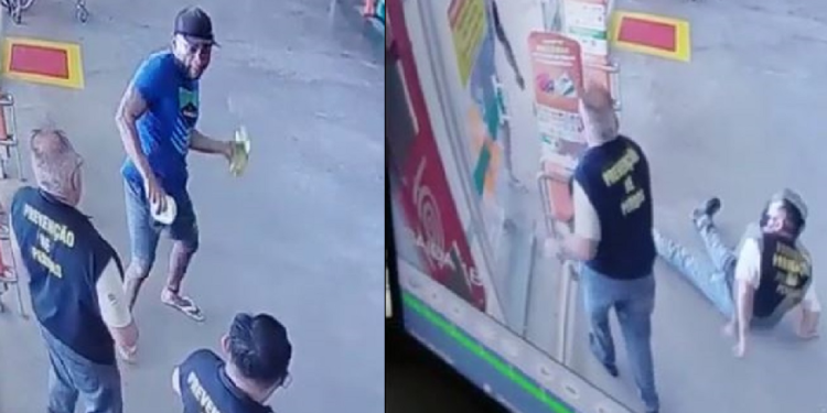Vídeo: Detento bebe garrafa inteira de 51, pega margarina e agride segurança no Educandos