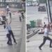 Menina cai do sexto andar e é salva por homem que passava na rua; vídeo