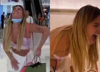 Após passar mal por segurar ‘pum’, Viih Tube se mija toda dentro de shopping