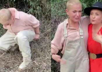 Vídeo: Angélica flagra Xuxa fazendo o número 2 no mato: ‘O que é isso, amiga?’