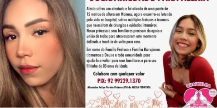Jovem empurrada da ponte da 7 de Setembro luta pela vida no 28 de Agosto: namorado é suspeito do crime