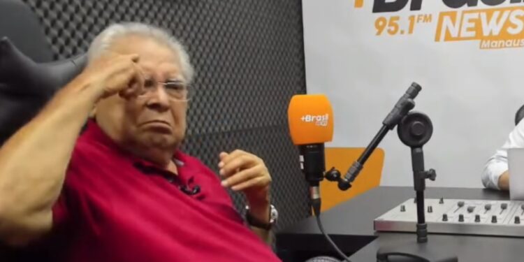 Amazonino “trava” durante entrevista em Manaus e saúde volta a ser tema de polêmica