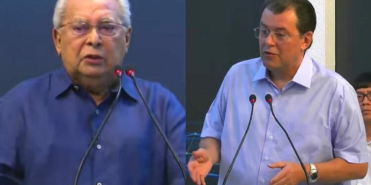 Braga e Amazonino vendem soluções no debate após anos no poder