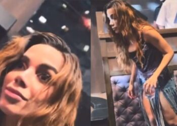 Vídeo: completamente chapada, Anitta trava após festa nos EUA