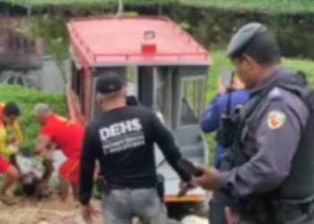 Com os olhos e a boca comido por bichos, corpo de homem é encontrado boiando em Manaus