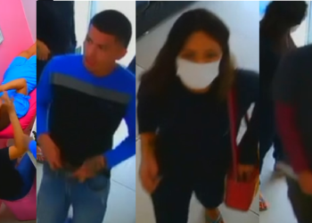 Salão de beleza em Manaus é alvo de trio armado que se passa por clientes; vídeo