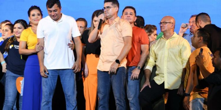 “Essa parceria é boa para Manaus e eu serei cabo eleitoral de Wilson Lima”, afirma David Almeida
