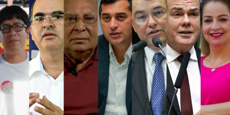 Candidatos ao governo do AM ficam frente a frente em 1º debate neste domingo