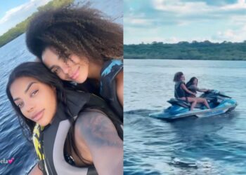 Ludmilla e Brunna Gonçalves se encantam em passeio pelo Rio Negro: ‘a energia da natureza é surreal’