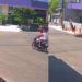 Vídeo mostra grave acidente entre mototaxista e homem com mulher e garoto na garupa