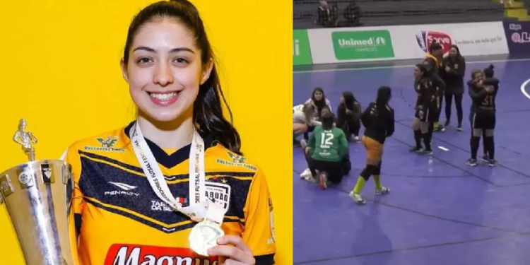 Vídeo: Jogadoras de futsal ficam desoladas ao descobrirem ao vivo que colega morreu