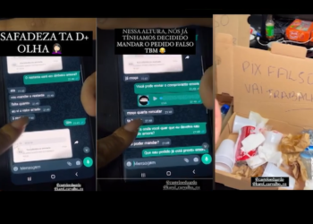 Cliente tenta aplicar PIX falso em pizzaria de Manaus e recebe ‘combo’ cheio de lixo; vídeo