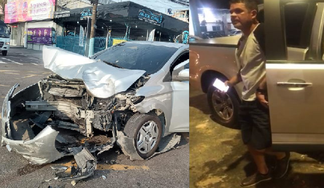 Vídeo: Major da Rocam que detonou carro após batida teria enchido a cara de álcool