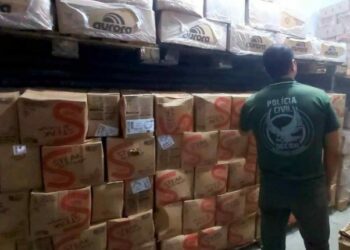 Decon e Visa Manaus apreendem salsichas e calabresas estragadas em distribuidora