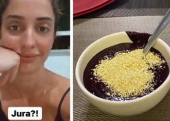 Influenciadora de Minas Gerais zomba de açaí com farinha e mortadela: ‘não é o Brasil que eu vivo’