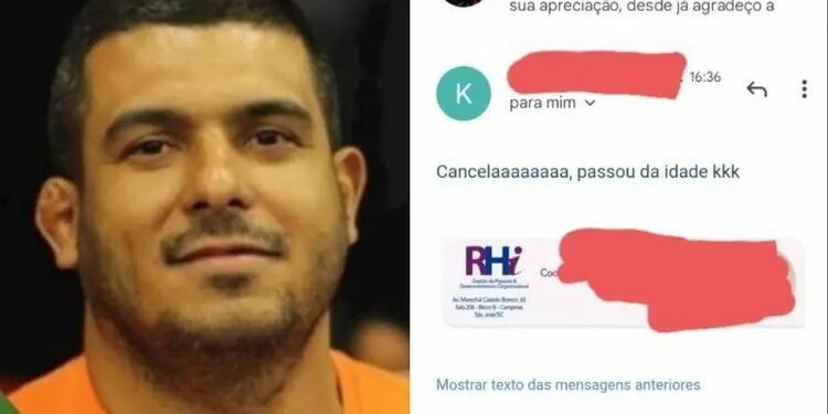 Homem tem currículo reprovado em vaga de emprego e motivo surpreende: ‘passou da idade’