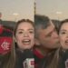 Repórter do ESPN é assediada ao vivo e torcedor vai preso