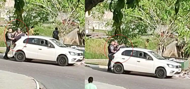 Vídeo: Sargento da PM que estaria drogado e bêbado é preso em Manaus, afirma a polícia