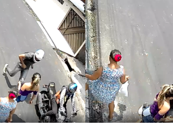 Vídeo: Mototaxista e comparsa são flagrados após vários arrastões na Zona Leste de Manaus