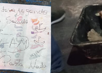 Grupo criminoso deixa bilhete em corpo após executar rapaz em Manaus