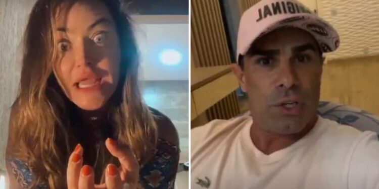 Laura Keller briga com Jorge Sousa por causa do filho e ele alfineta: ‘Só sirvo pra pensão’