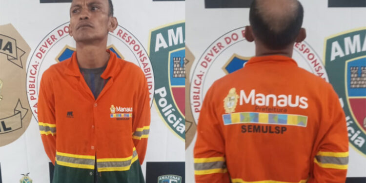 Homem se veste de gari para executar criminoso que torturou a namorada dele, no Centro de Manaus